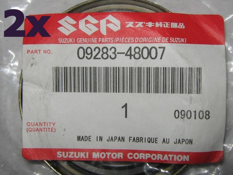 Suzuki sj samurai rear axle oil seals (set of 2) 85 86-95 sgp oem new free ship