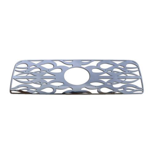 Toyota tundra 07-09 horizontal flame polished stainless aftermarket grill insert