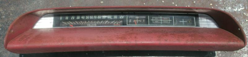 1963 63 1964 64 chevy impala instrument cluster bezel dash gauge speedometer oem