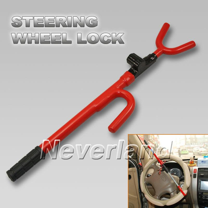 Universal car/truck anti-theft steering wheel security lock device