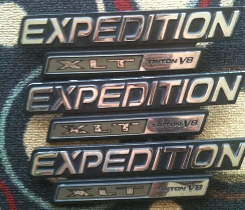 Set of 3 originals emblems ford expedition 1999-2002