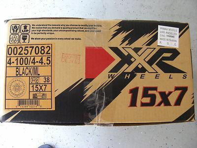 Xxr 002 15x7 black /machined lip