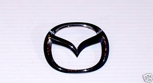 Mazda factory emblem 2 1/2 inches wide chrome