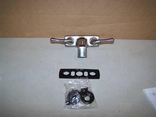 *rv tub faucet with shower/diverter color: brush nickel ( new )