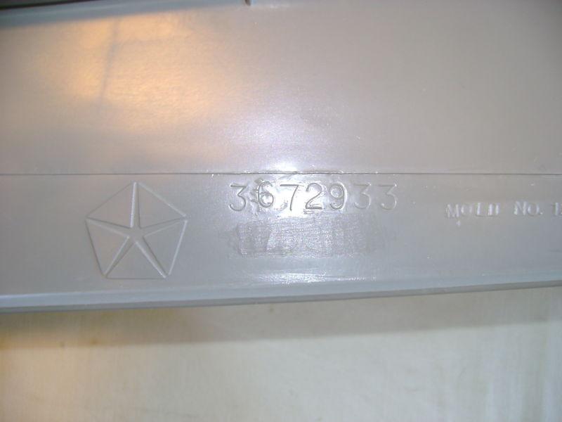 NOS MOPAR 1972-4 CUDA, BARRACUDA LOWER VALANCE PANEL INSERT (CORRECT COLOR) NIB!, US $299.95, image 9