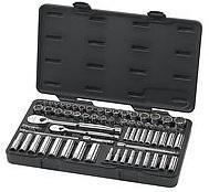 Gearwrench 68 pc socket set 1/4-inch and 3/8-inch 6,12 point std/deep sae/metric