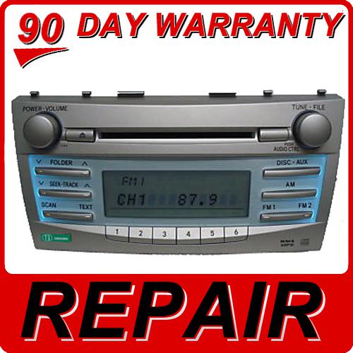 Repair service only toyota camry radio mp3 single cd player bluetooth fix oem