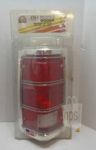 Glo brite 4726-1 replacement lh tail light for dodge ramcharger/sweptline 81-87