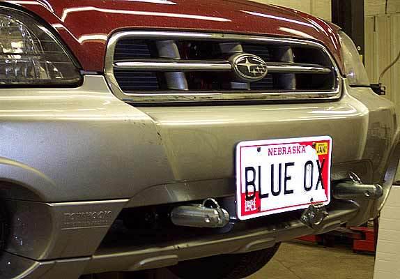 Blue ox bx3611 base plate f/subaru legacy outback 02-04