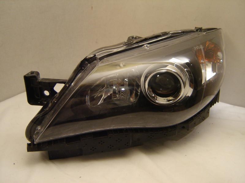 Subaru impreza left halogen headlight 08 09 10 11 12 oem black inner housing