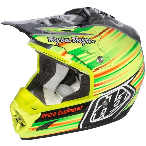 New 2013 troy lee designs se3 mcgrath monster motocross mx helmet all sizes