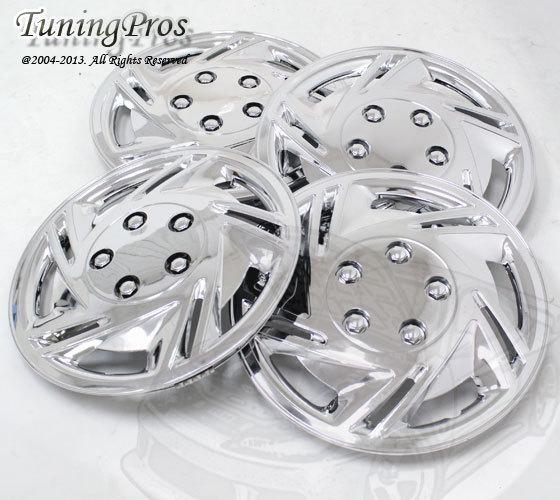 Chrome hubcap 14" inch wheel rim skin cover 4pcs set-style code 602 14 inches-