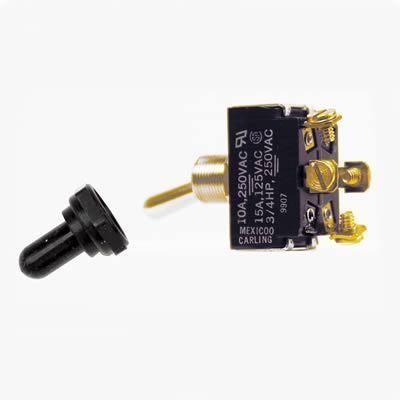 Longacre starter switch toggle momentary chrome single pole 40 amp 45462