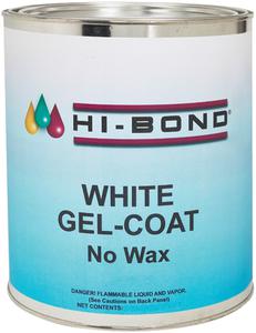 Hi bond white gel coat no wax quart w/hardener 701440