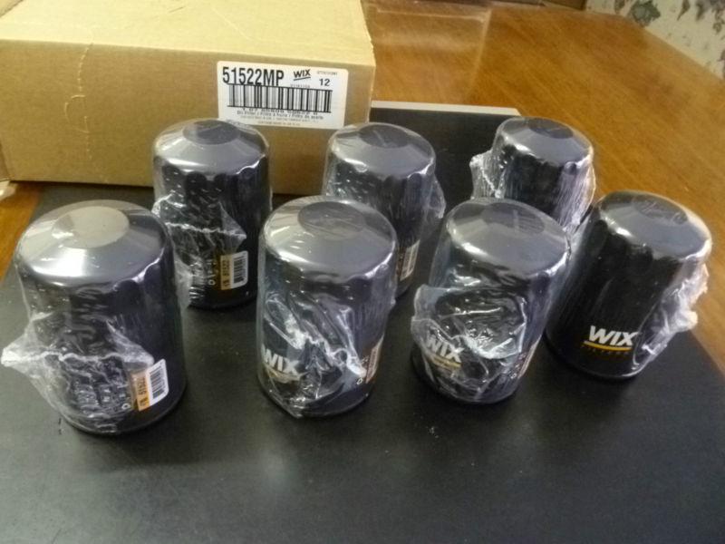 Wix oil filters  51522mp  lot of 7 