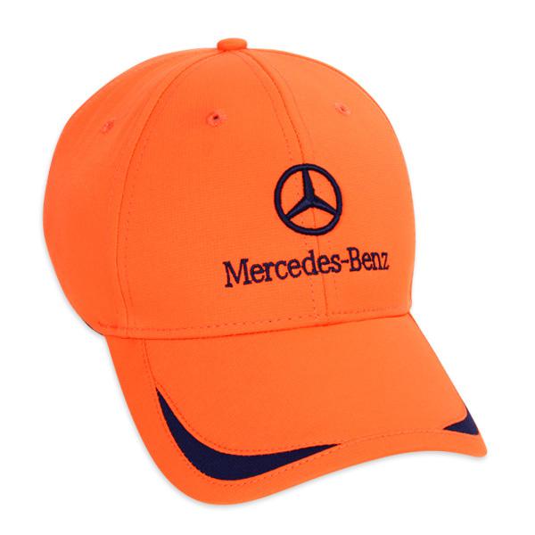 Mercedes-benz orange 3d cap 