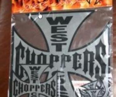 Jesse james die cut west coast choppers stickers