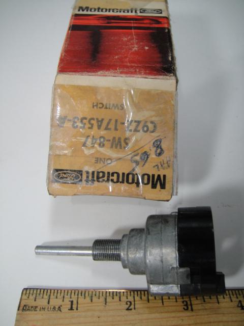 1969 ford mustang shelby, boss 302 429, mach i - windshield wiper switch - nos