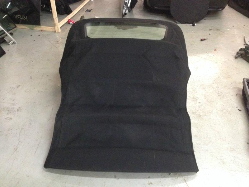 Bmw oem e46 convertible hydraulic soft top power folding roof frame glass black