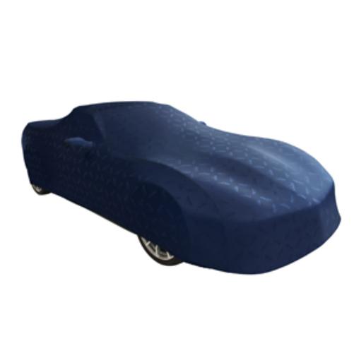 2013 chevrolet corvette vehicle indoor dust cover blue w/ 60th logo 22894586