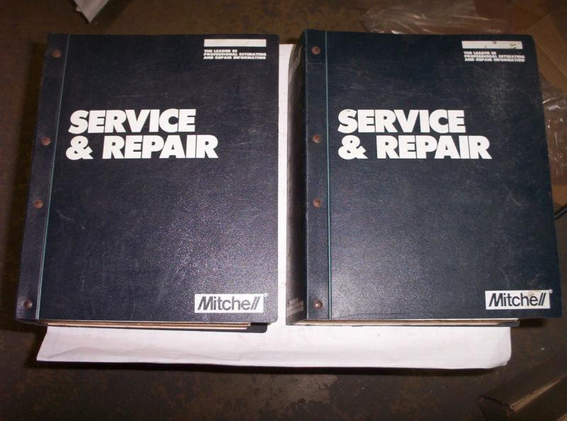 Two mitchell  repair manuals imported cars & trucks