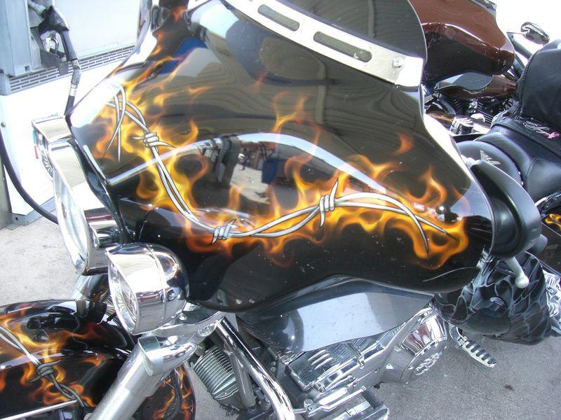 Harley roadking / heritage / deluxe detachable fairing *painted / airbrushed*