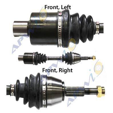 Apw int'l fd8001 cv half-shaft assembly-cv joint half shaft