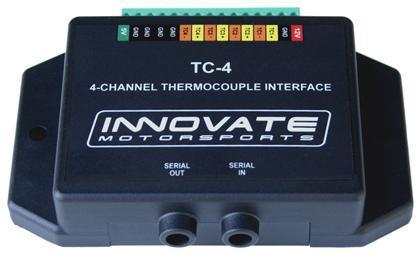   innovate motorsports #3784  tc-4 (4 channel thermocouple k-type amplifier) 