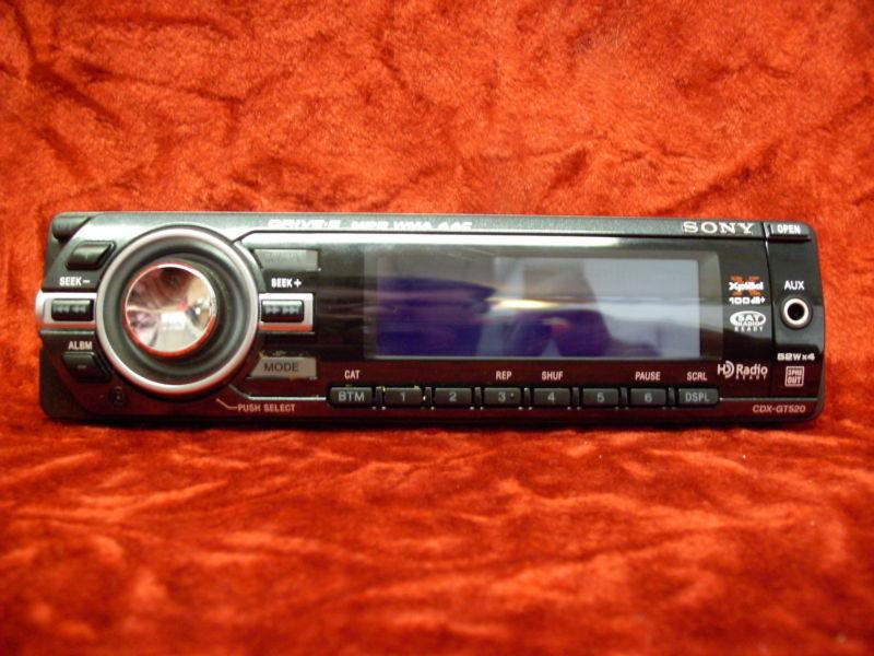 Sony cdx gt520 cd player faceplate xplod aux input