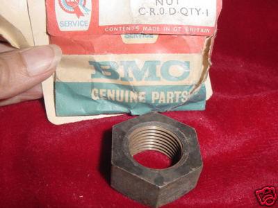 Nos bmc main shaft nut transmission mgb 4 synchro non od 1968-80