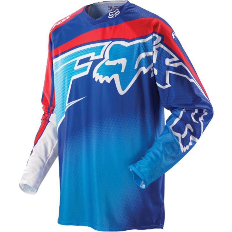 New 2014 fox racing mens guys 360 flight motocross mx jersey red white blue