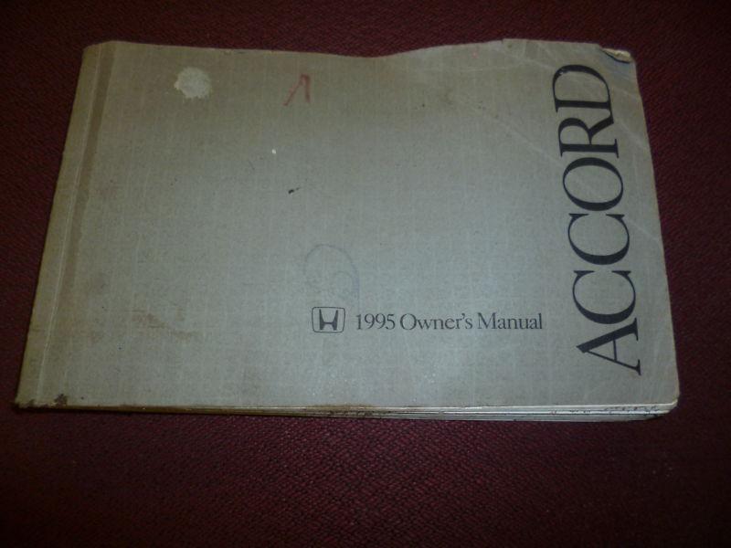 95 1995 honda accord original owners manual