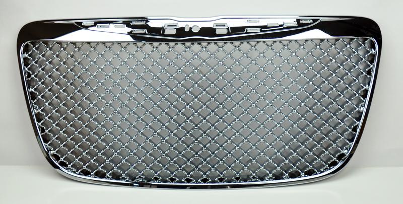 Chrysler 300 300c 2011+ chrome bentley style front grill