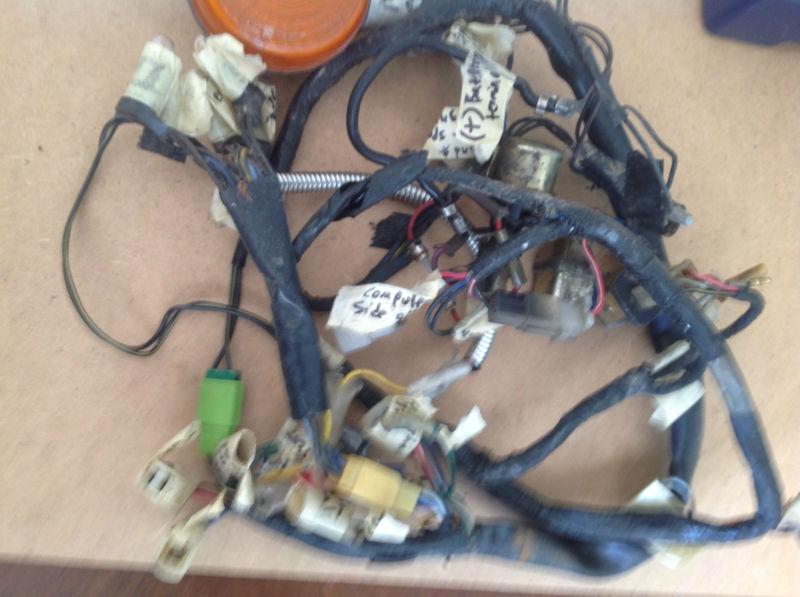 1981 yamaha sr 185 wire harness with relays and front turn signals blinkers