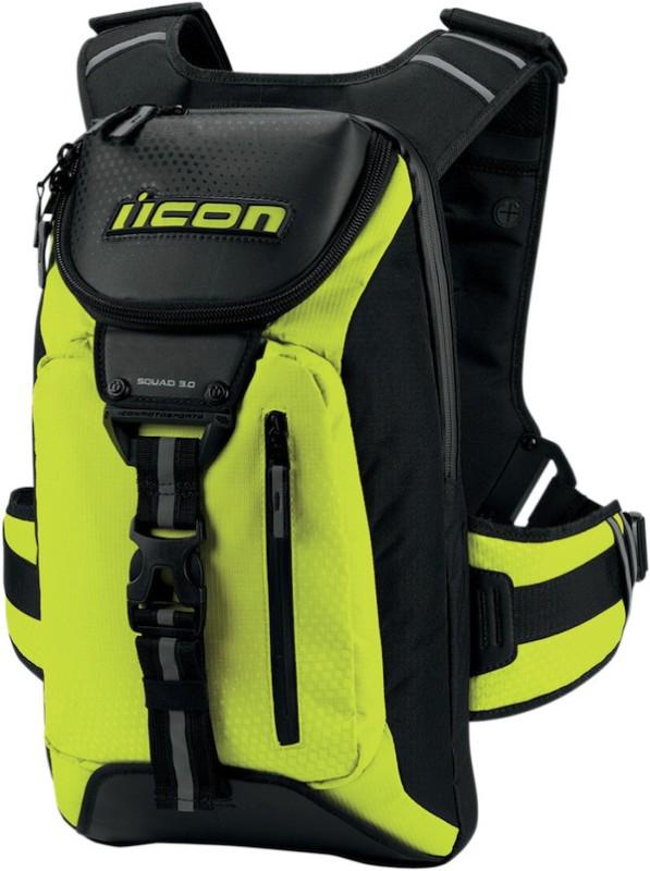 Icon 3517-0284 hi-viz yellow squad 3 backpack