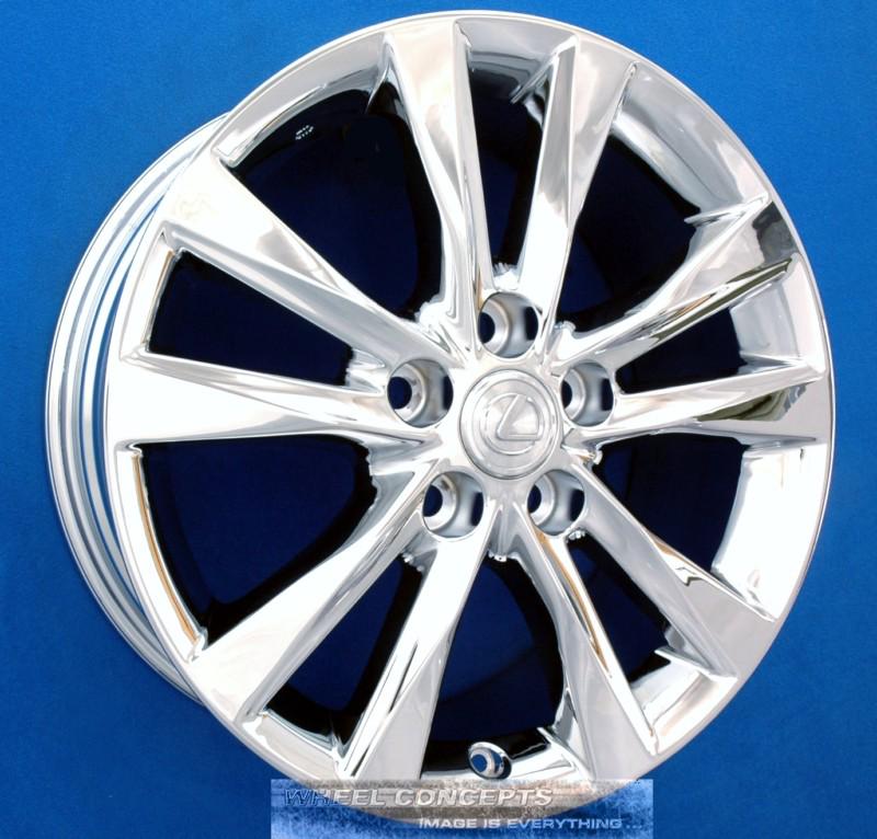 Lexus es350 17 inch chrome wheel rim exchange es 350 '10-12