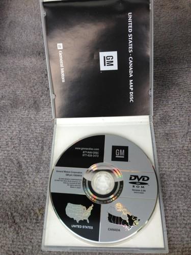 2007-2009 gmc gm  chevy cadillac buick hummer navigation dvd map disk 15934919