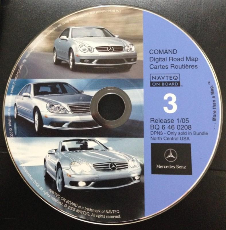Mercedes benz command navigation cd 3    s cl c clk e g sl  updated 1/05