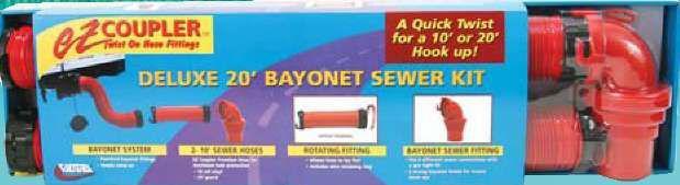 Valterra bayonet sewer kit 20ft d04-0115