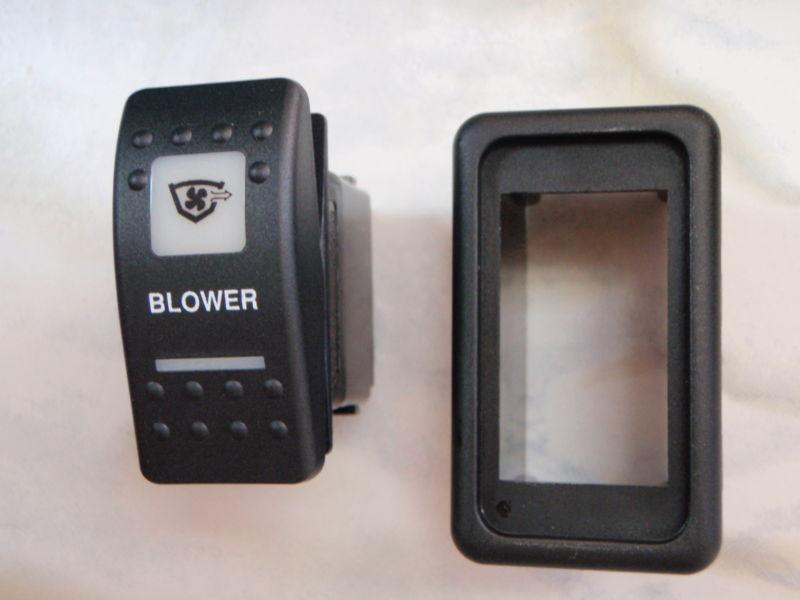 Blower motor switch vms panel   v1d1 black carling contura ii 2 white lighted