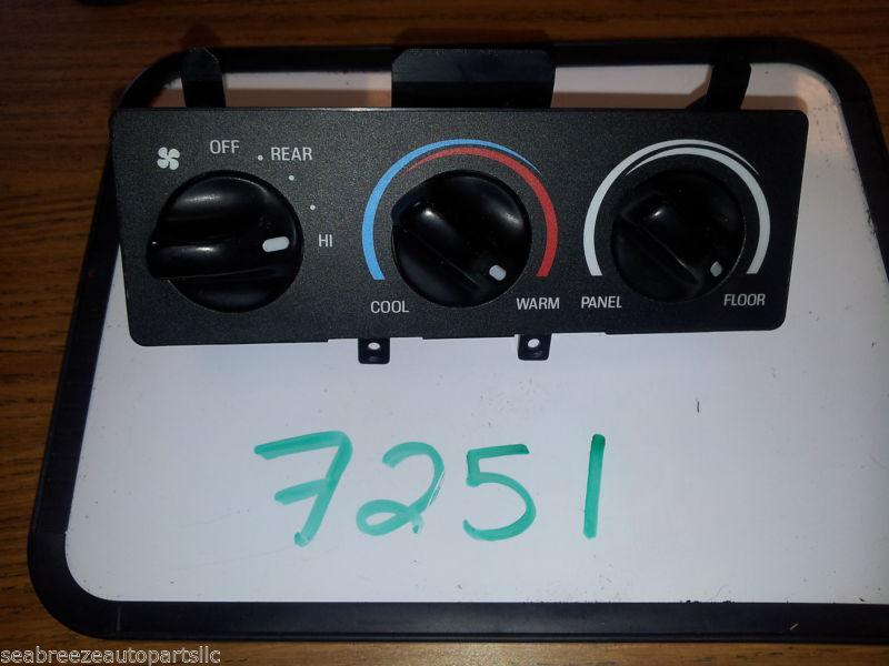 99-02 ford expedition rear climate temperature control unit a/c  xl1h19e764aa