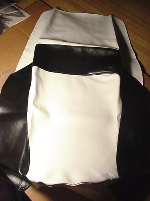 1994 honda cbr 600 full length seat cover skin  black/white second look 