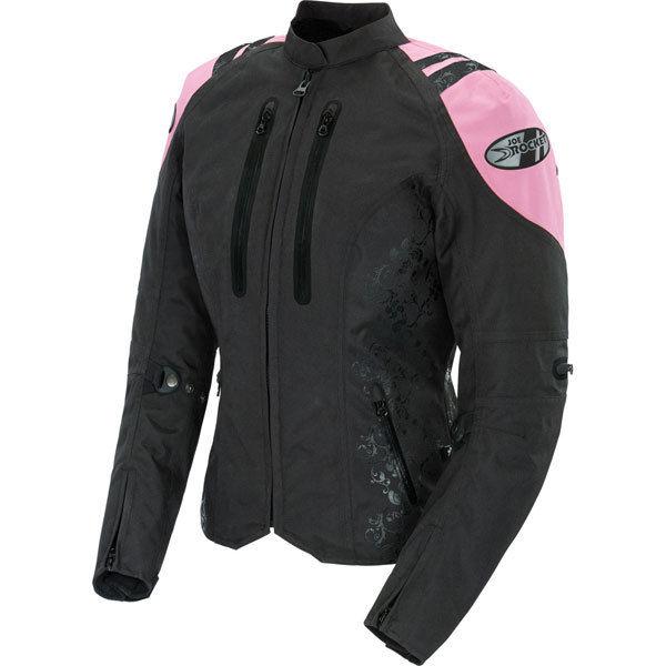 Black/pink s joe rocket atomic 4.0 mesh women's jacket