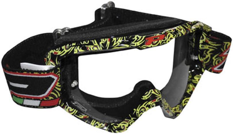 New progrip 3450 tribal 2010 adult goggles, tribal yellow, one size