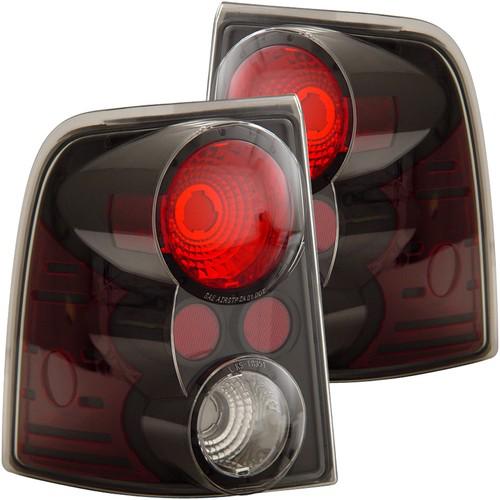 Anzo tail lights for 2002-2005 ford explorer black style 211081