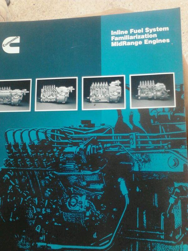 Cummins inline fuel system familiarization midrange engines manual