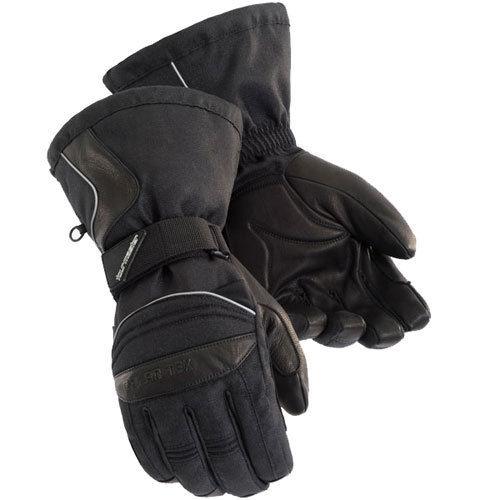 Tourmaster polar-tex 2. women black medium cold weather textile motorcycle glove