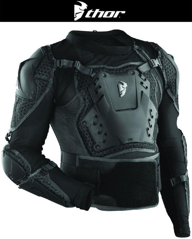 Thor impact rig se black chest protector dirt bike motocross armor 2014