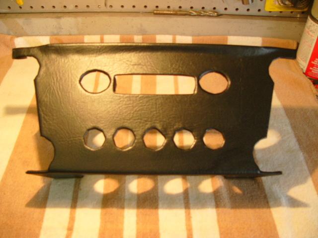 Austin-healey 3000 - center console with new vinyl trim ready for your car
