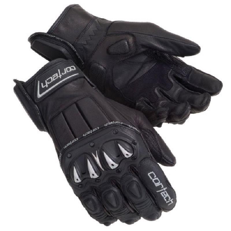 Cortech black vice motorcycle riding glove xs